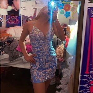 GORGEOUS IRIDESCENT AMARRA DRESS !! 👗😻🩵🪩